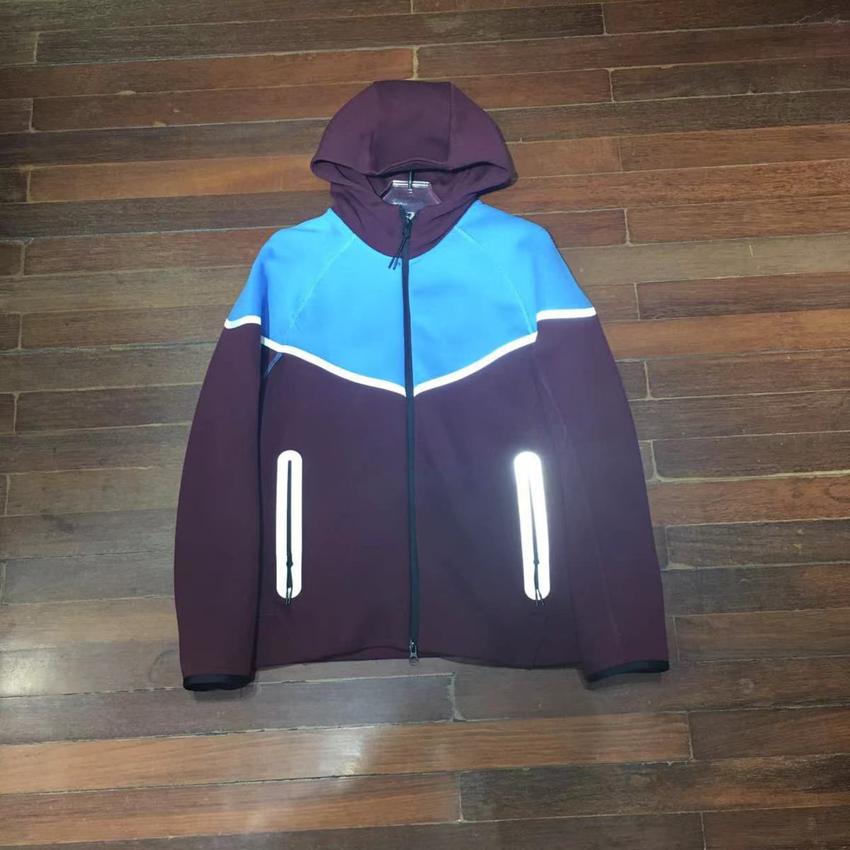 Top. blue and purple
