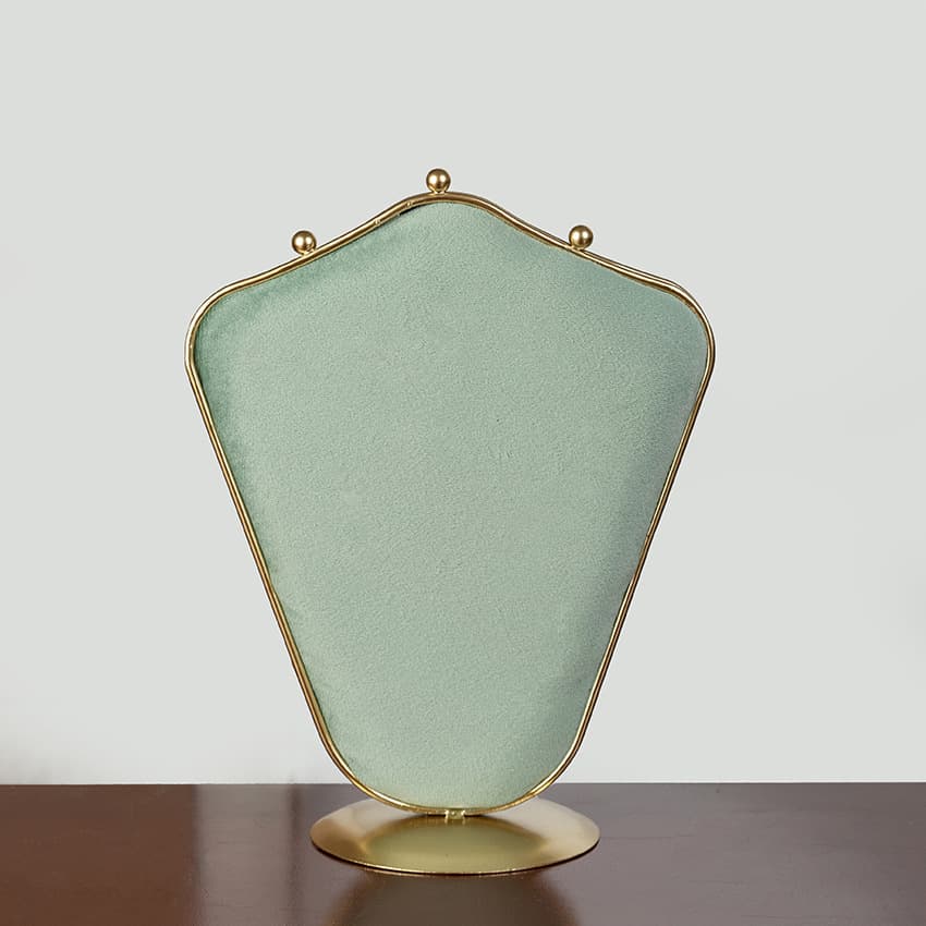 Green double-sided jewelry stand