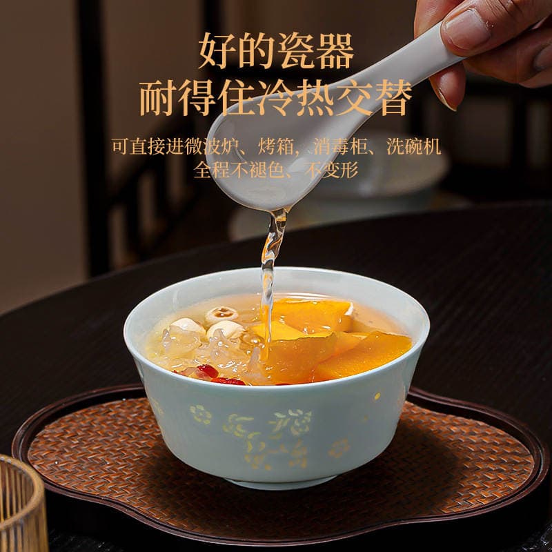 Jingdezhen Yüksək Temperatur Keramika On İki Bürc Qablar Dəsti 3