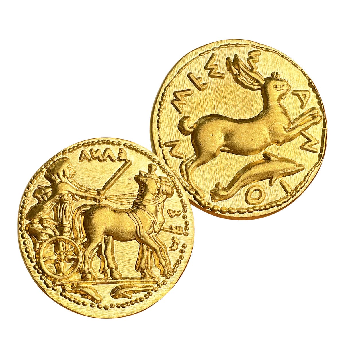 Rabbit chariot gold 26mm