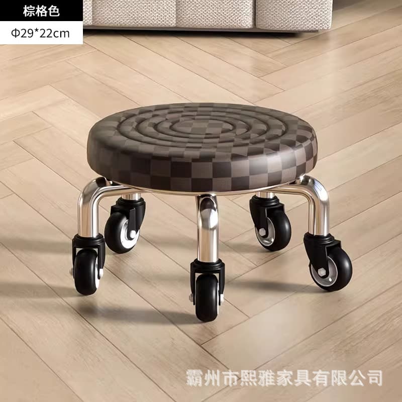 Water wave brown (silent bearing wheel) high 22cm