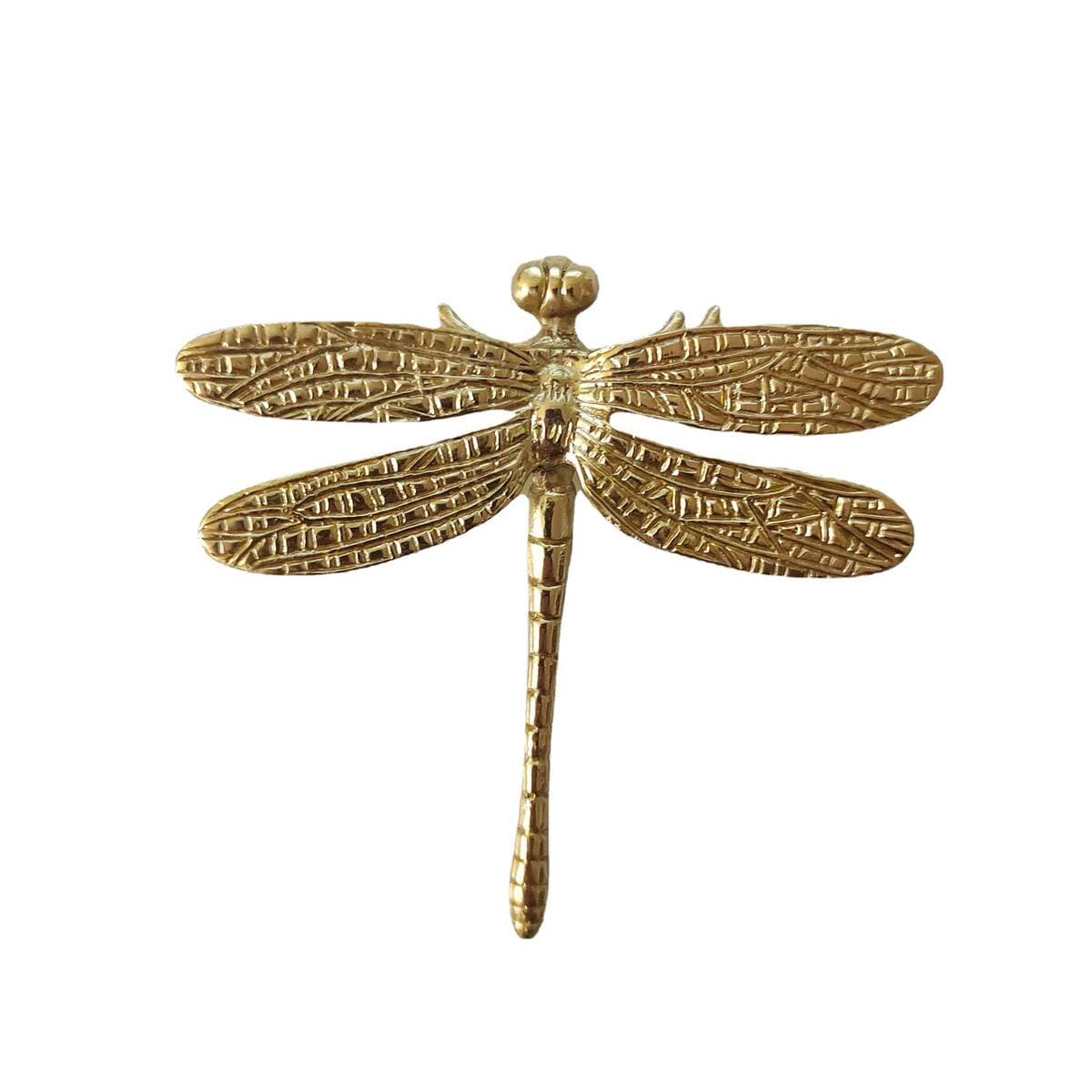 Brass Dragonfly Furniture Handle Ceramic Accessories Furniture Accessories Background Wall Decoration 4