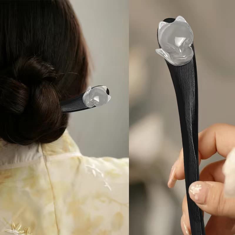 259# fox white hairpin