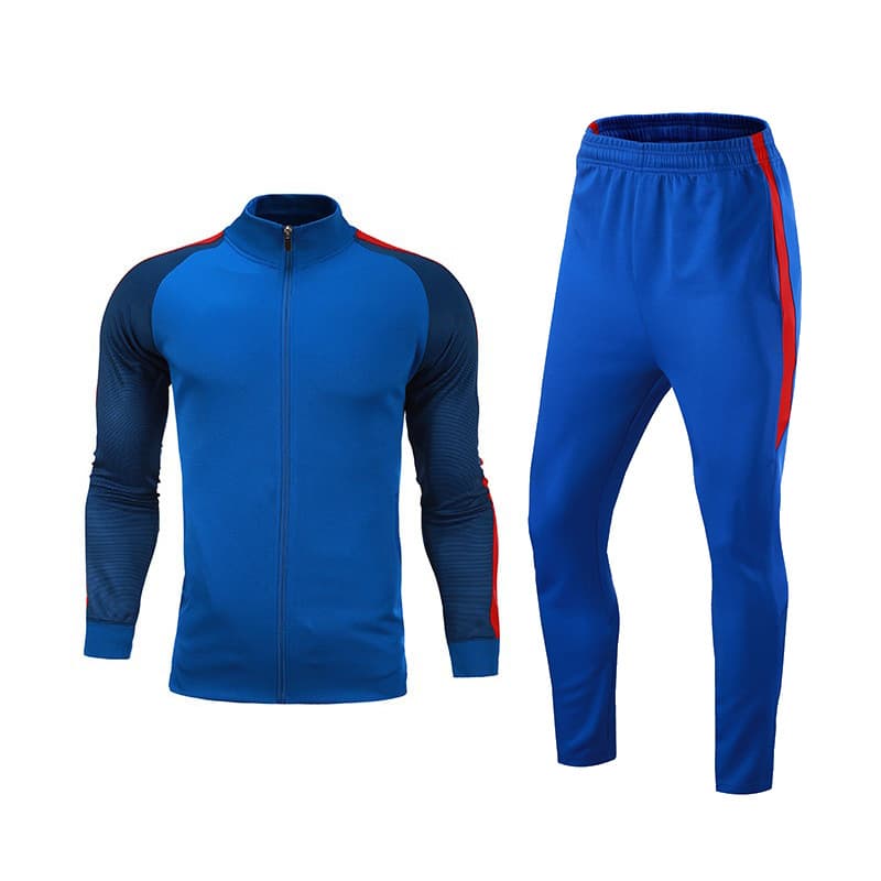 Colorful blue top + colorful blue pants