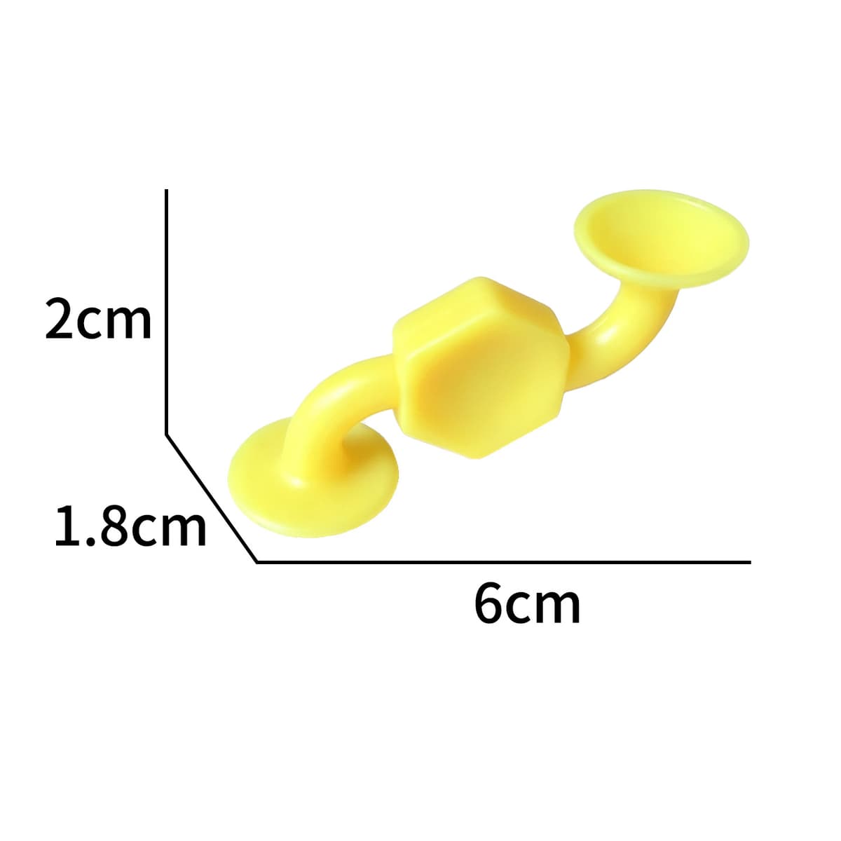 [Small S, Small Size] - Hexagonal Suction Cup