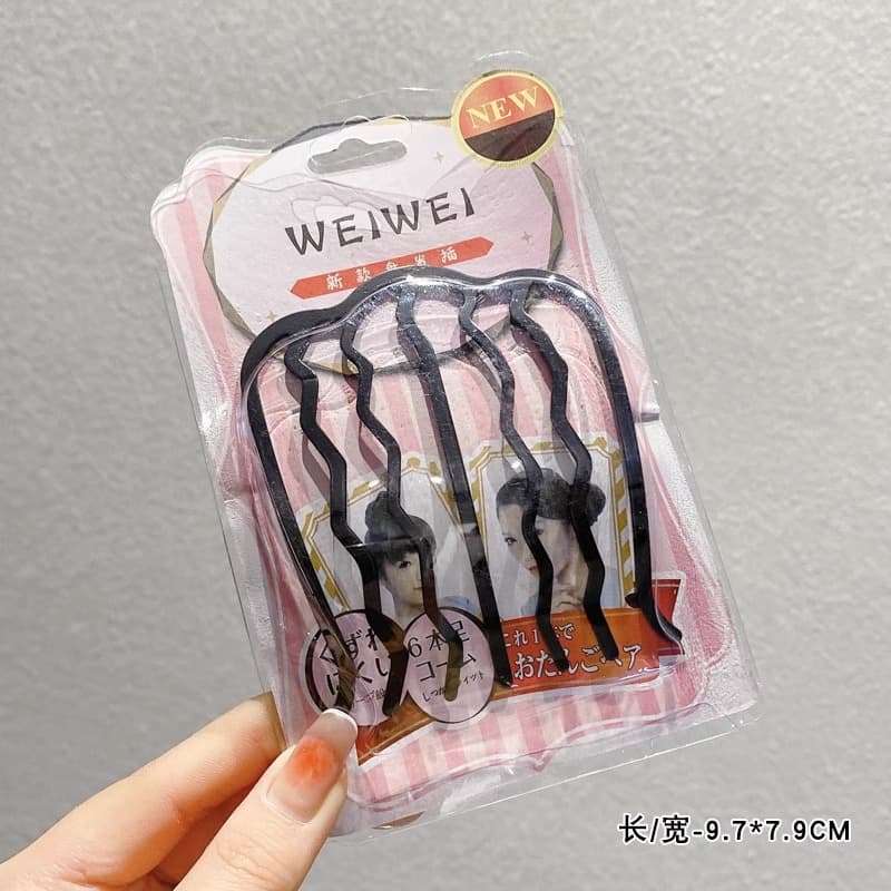 1#Large wavy hair fork