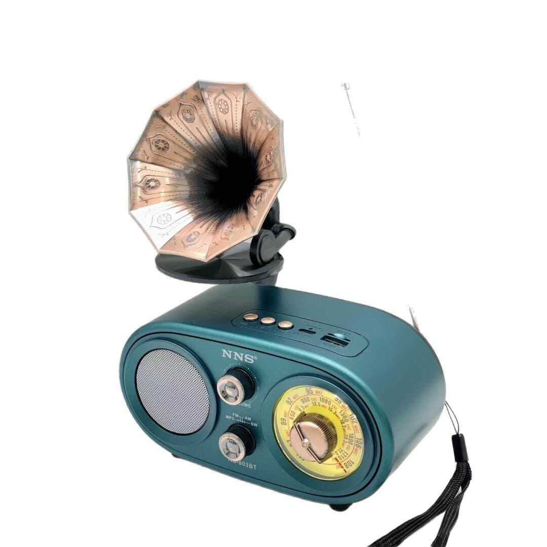 New Radio Model Ns-803Bt Bluetooth Speaker Home Desktop Retro Phonograph Portable Multi-Functional Audio System 5