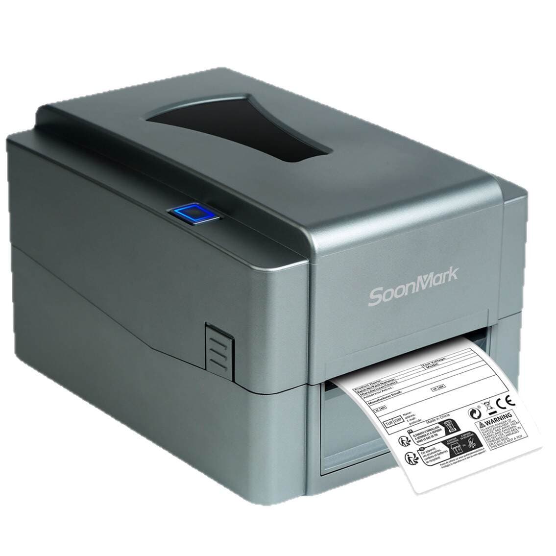 Somark 600 Dpi High-Definition Thermal Transfer Self-Adhesive Fixed Asset Jewelry Label Barcode Printer 5