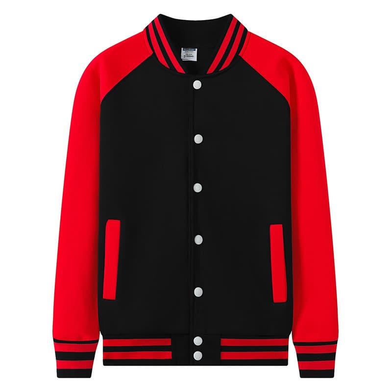Black with red