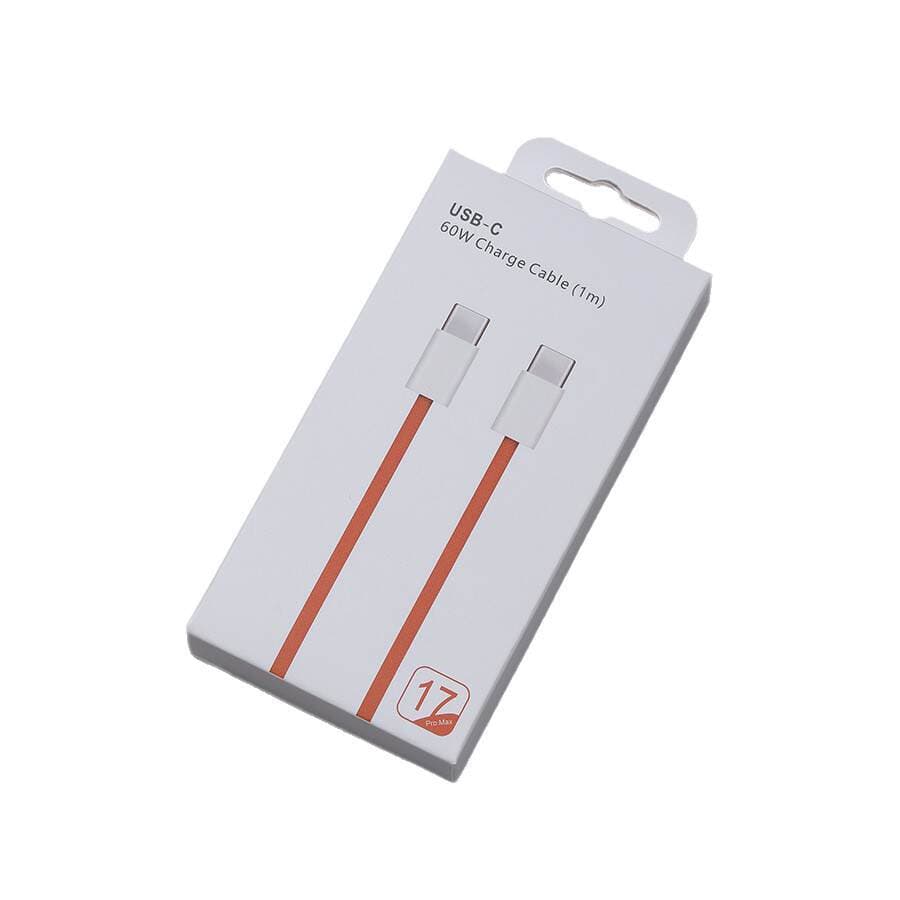 Apple 17 Data Cable Box 1m C-C Charging Cable Packaging Mobile Phone Data Cable Color Box 16 Cable Paper Box 5