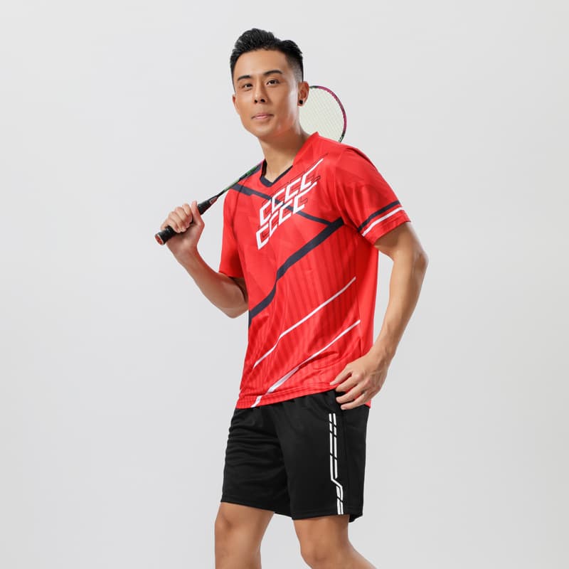 Male A6902 Red +505 White pants