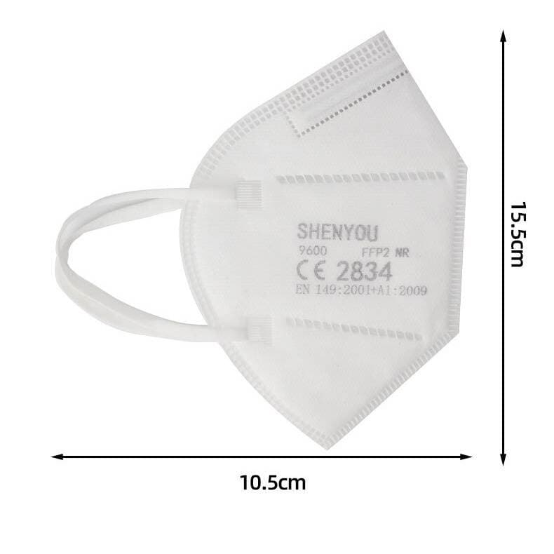 FFP2 mask European standard with breathing valve disposable dustproof independent packaging whitelist CE certification 3D stereo 4
