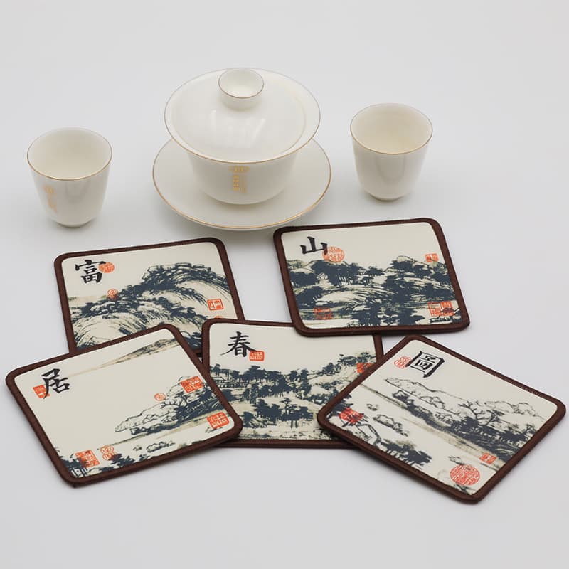 Fuchuan mountain residence pictures 5 pieces [gift box + gift bag + chinese and english]