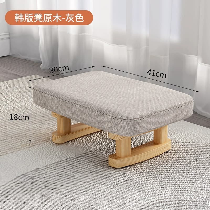 Log stool legs—grey