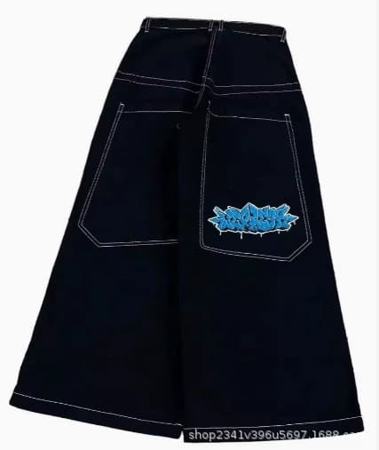 N52 black [blue embroidery]]