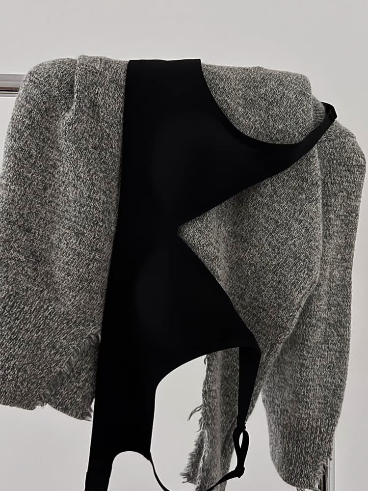Black [button closure]