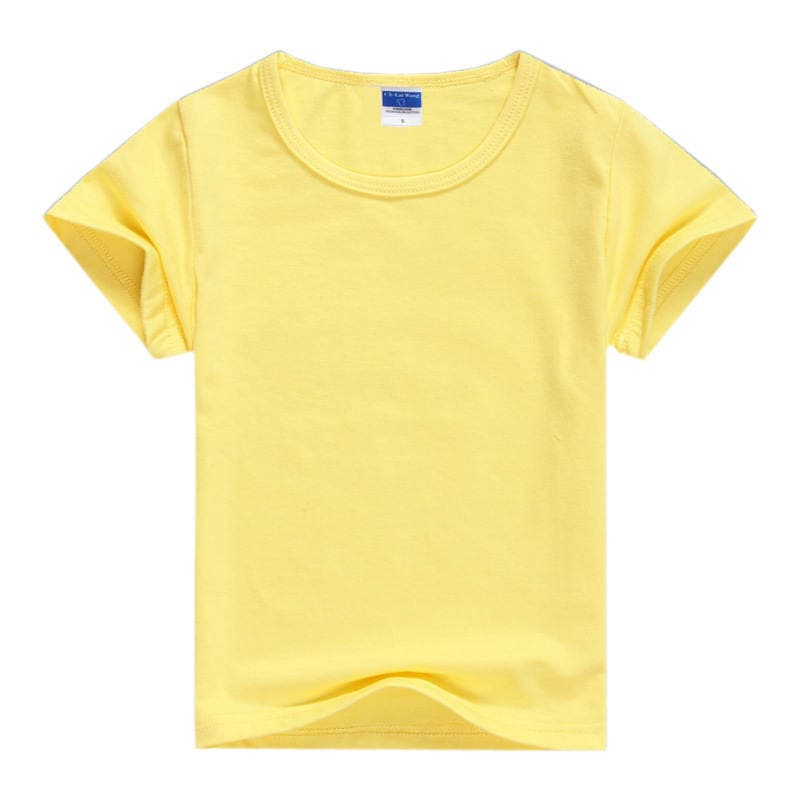 Heat transfer short sleeve round neck solid color T-shirt DIY printing blank raglan short sleeve group clothing advertising cultural shirt 3