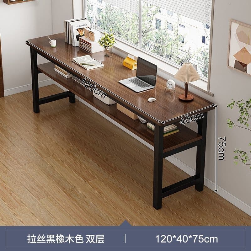 [upgraded and reinforced] 120cm double layer black oak color