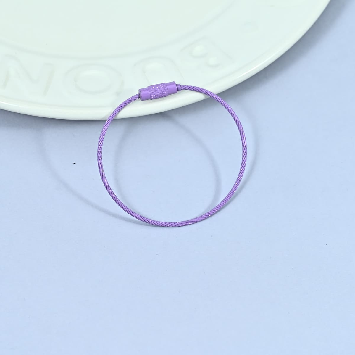 [purple] 5cm color wire ring