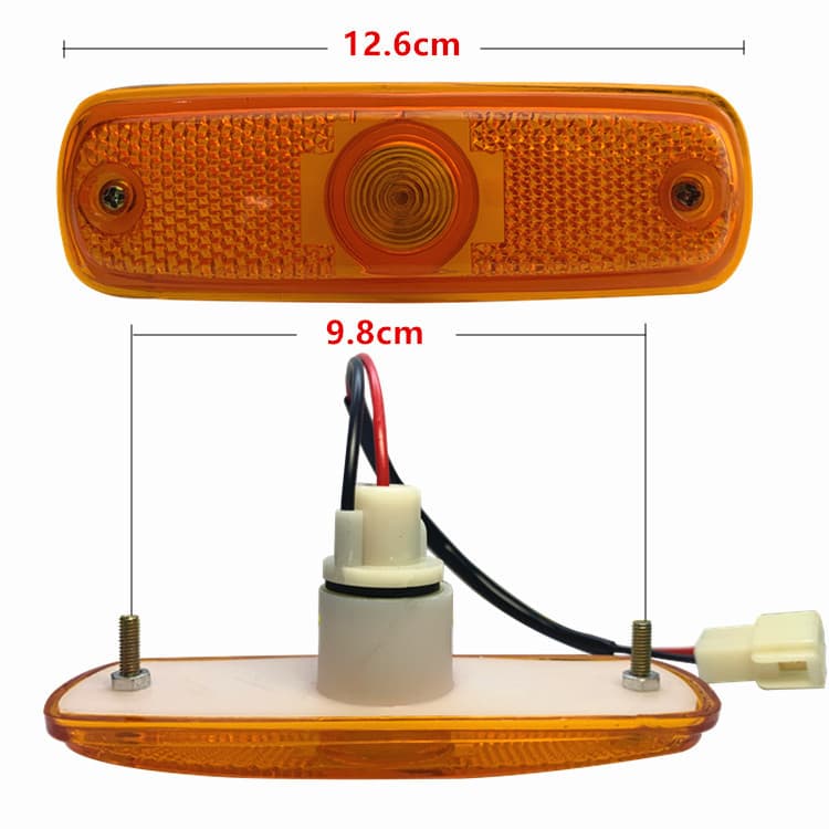 24v bus side bulb type front with screw eye