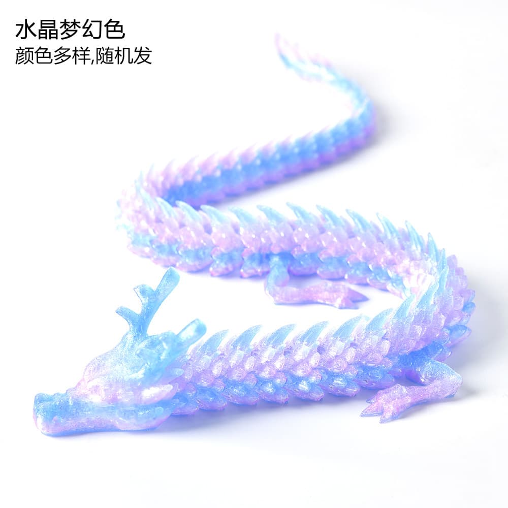 Crystal blue and purple (medium size) 45cm