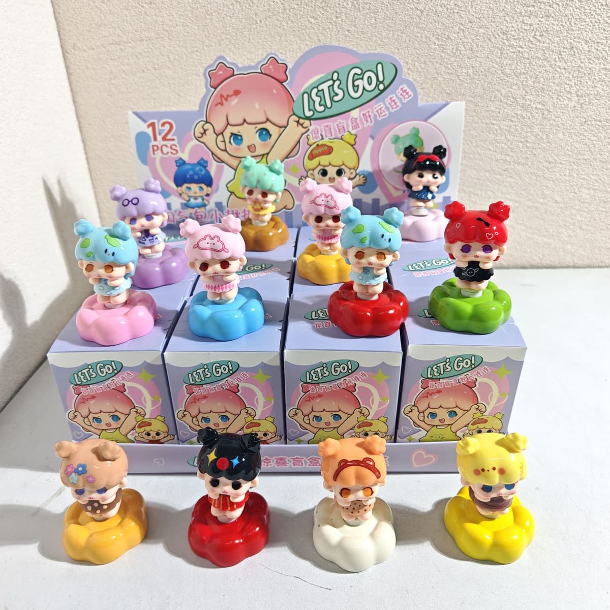 Double ball head doll spin blind box [12/box]