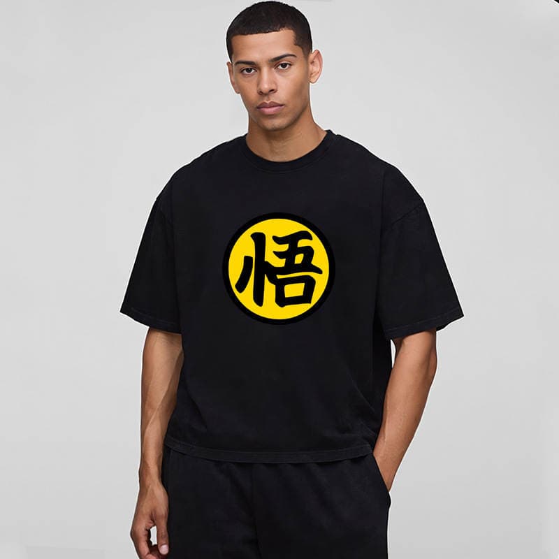 Kişilər üçün Avropa-Amerika üslublu, pambıqdan, enli çiyinli, qısaqol, boş kəsimli, təri udan yay t-shirt. 1