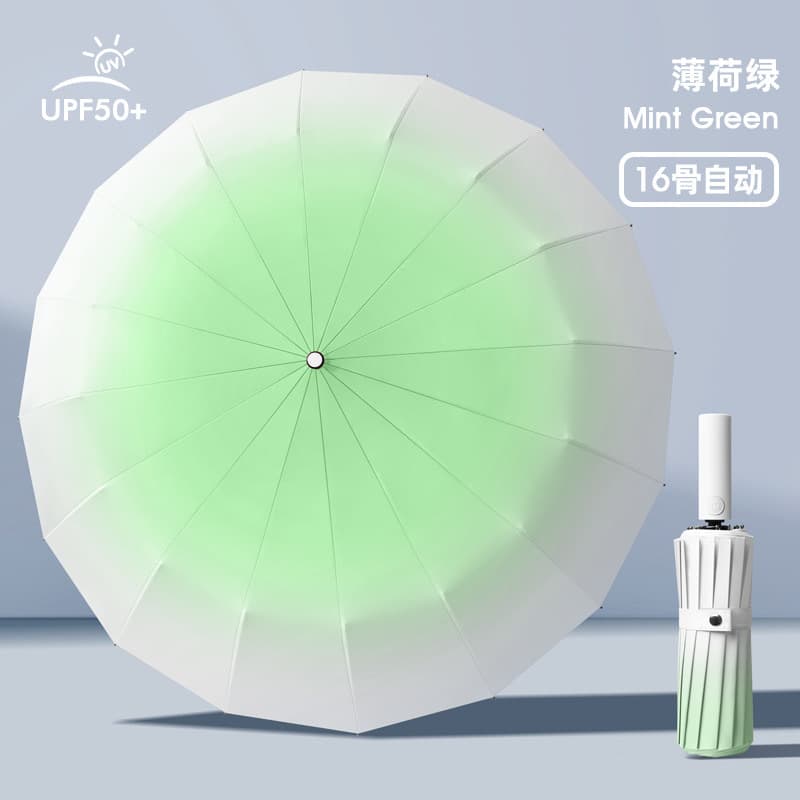 [automatic gradient 16 strands] green