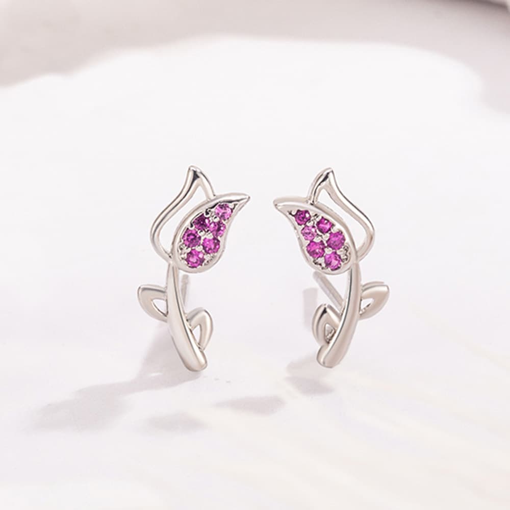R175 (copper plated with white gold) price per pair/with ear plugs/unprinted