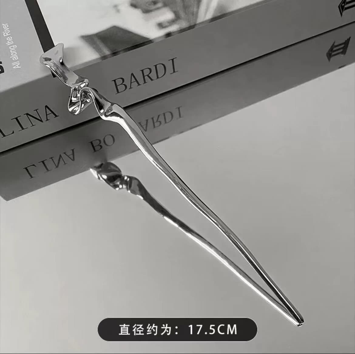 91# Silver Hairpin