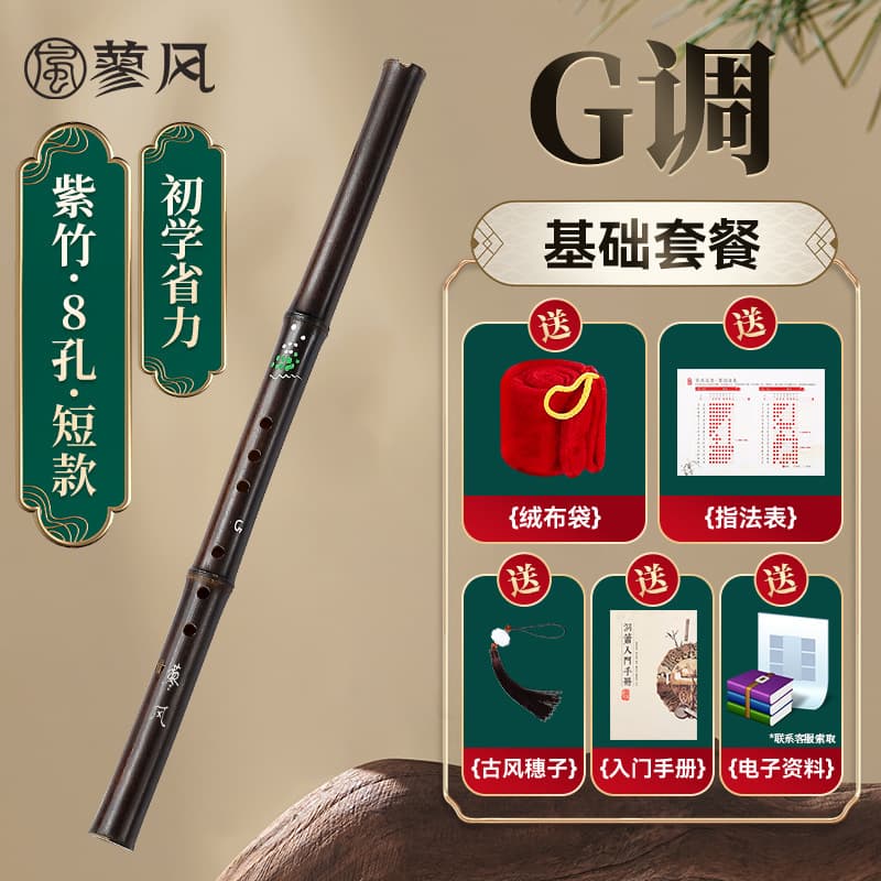 Short g key 8 holes + gifts + teaching materials