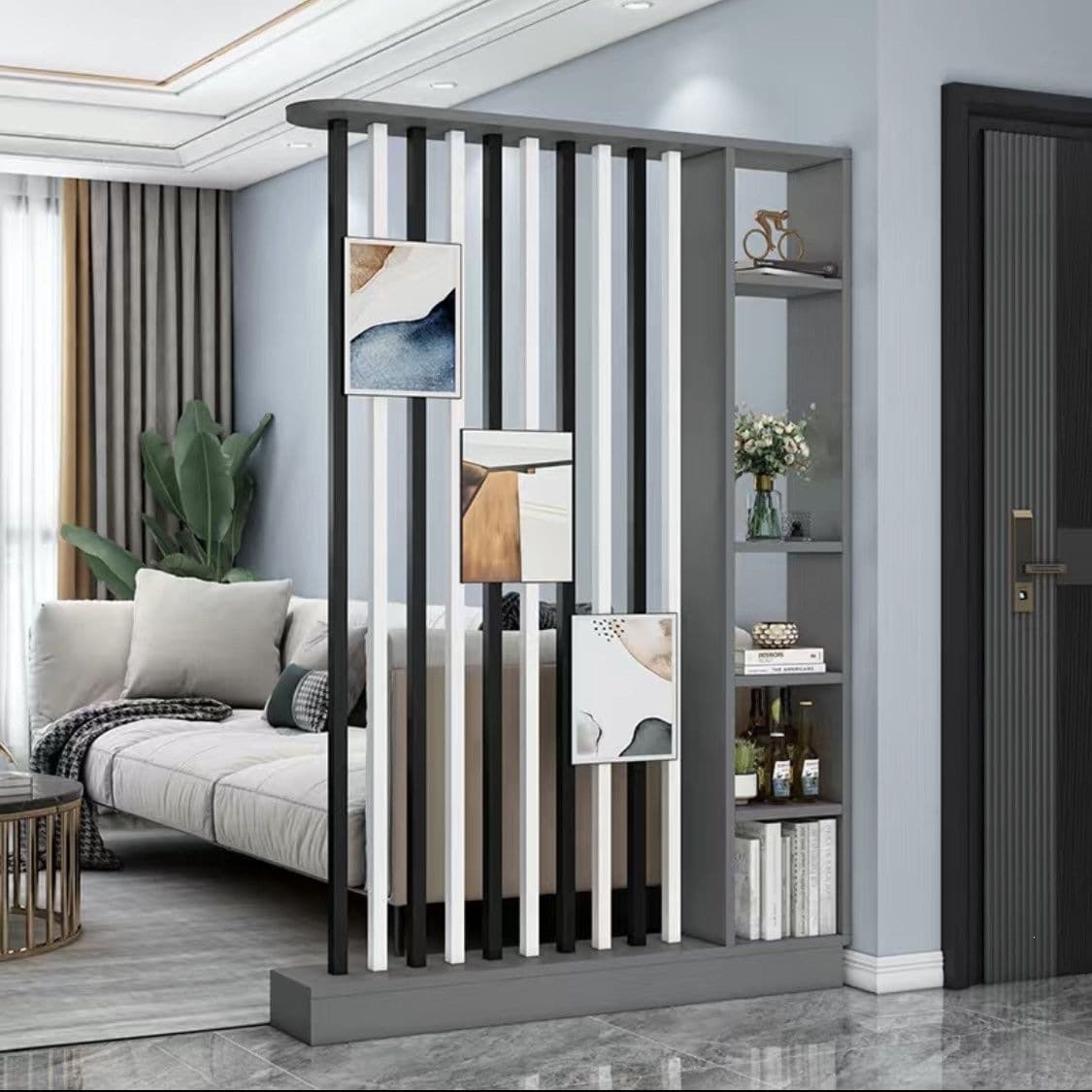 High-grade gray + black and white steel pillars [thickened and reinforced version]