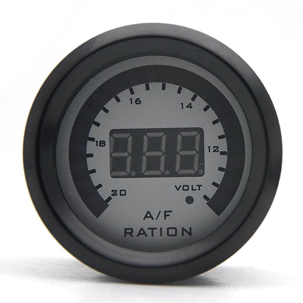 52mm Rəqəmsal LED Mavi İşıqlı Hava-Yanacaq Nisbəti Ölçən (Oksigen Sensorlu) - Avtomobil üçün 3