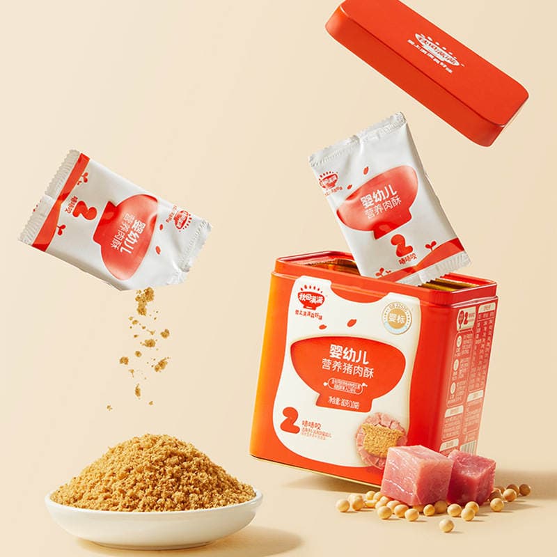 Akita körpələr üçün ət qırıntıları (donuz/mal əti), yüksək zülallı, 80 q 3