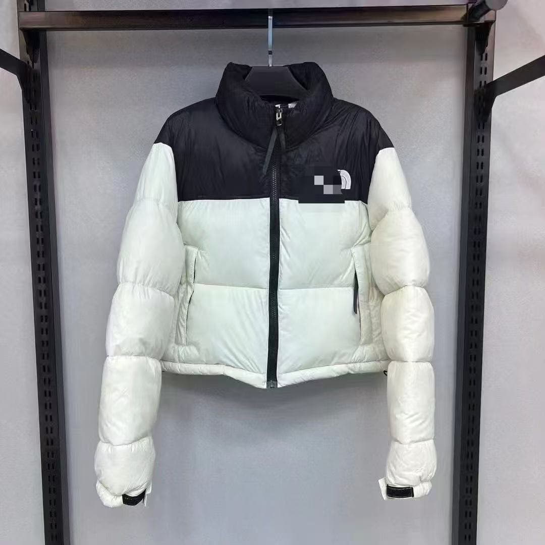 White ken dou cotton-padded jacket