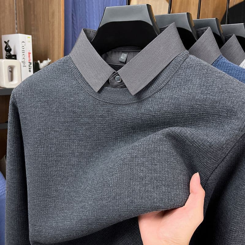 Dark gray [velvet and thickened]