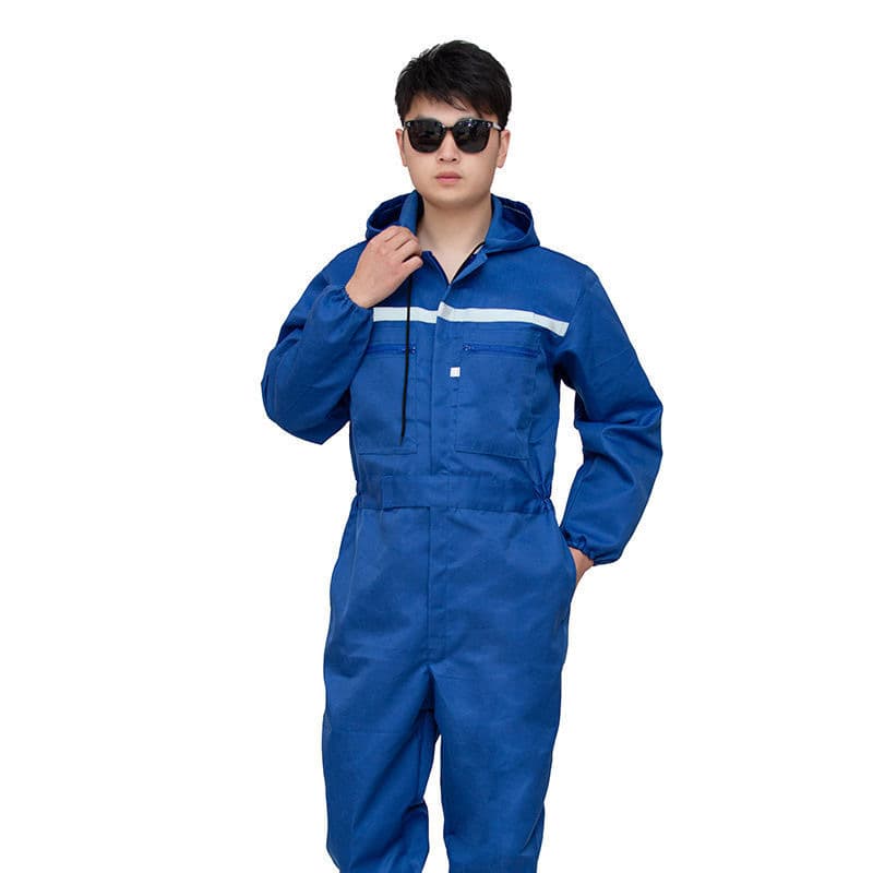 Hooded royal blue