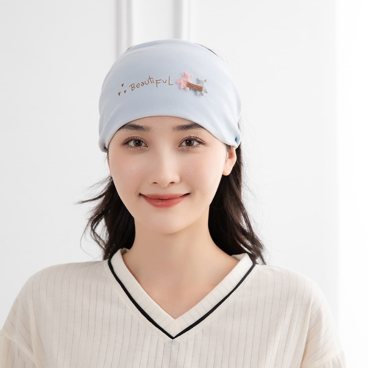 Couple Bear Turban light blue