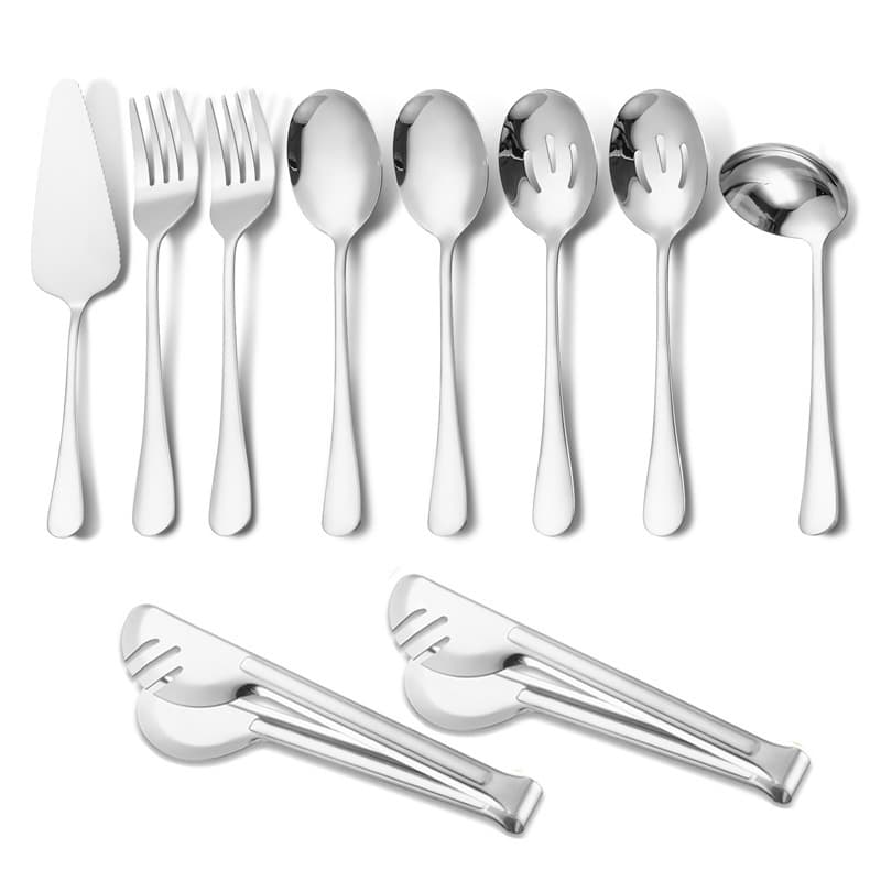 [silver 10-piece set] comes with 1 shovel, 1 spoon + semi-circle clip