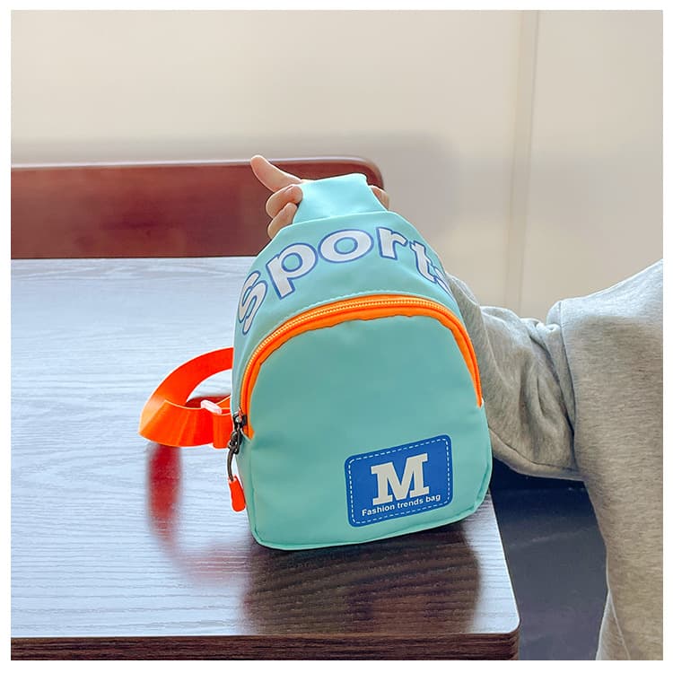 Lake blue m kids' crossbody bag