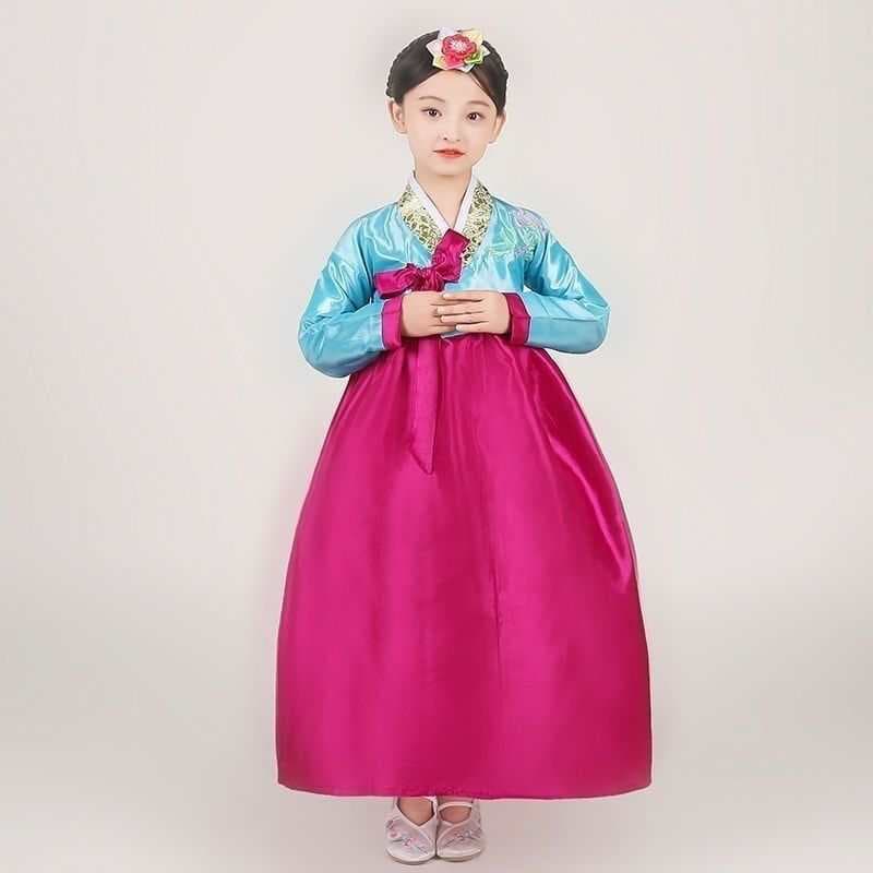Girls light blue + red dae jang geum