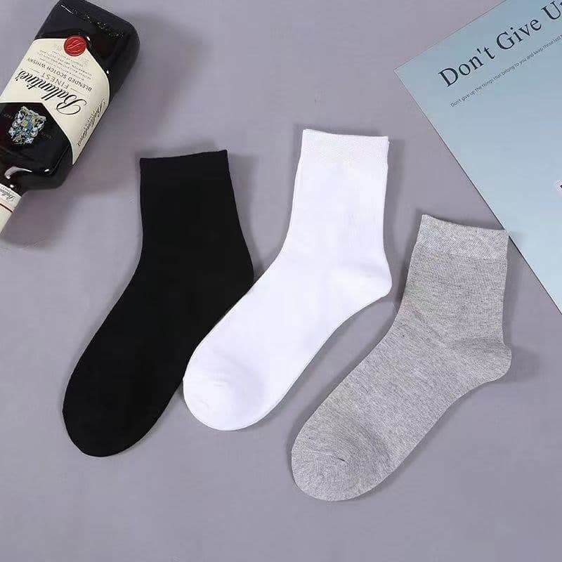 Disposable mid-calf socks [black]