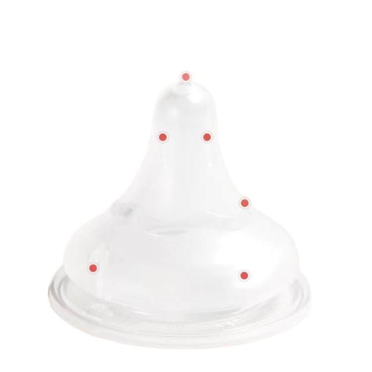 Be*Qin Pacifier Baby Products Simulated Breast Milk Silicone Food-Grade Realistic Wide-Mouth Pacifier Frosted Baby Pacifier 5