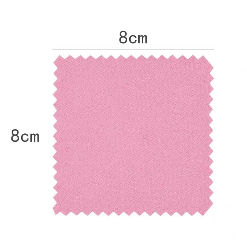 Silver cleaning cloth polishing cloth silver decoration polishing cloth 8*8 deerskin velvet silver decoration black cleaning and silver washing water logo 5