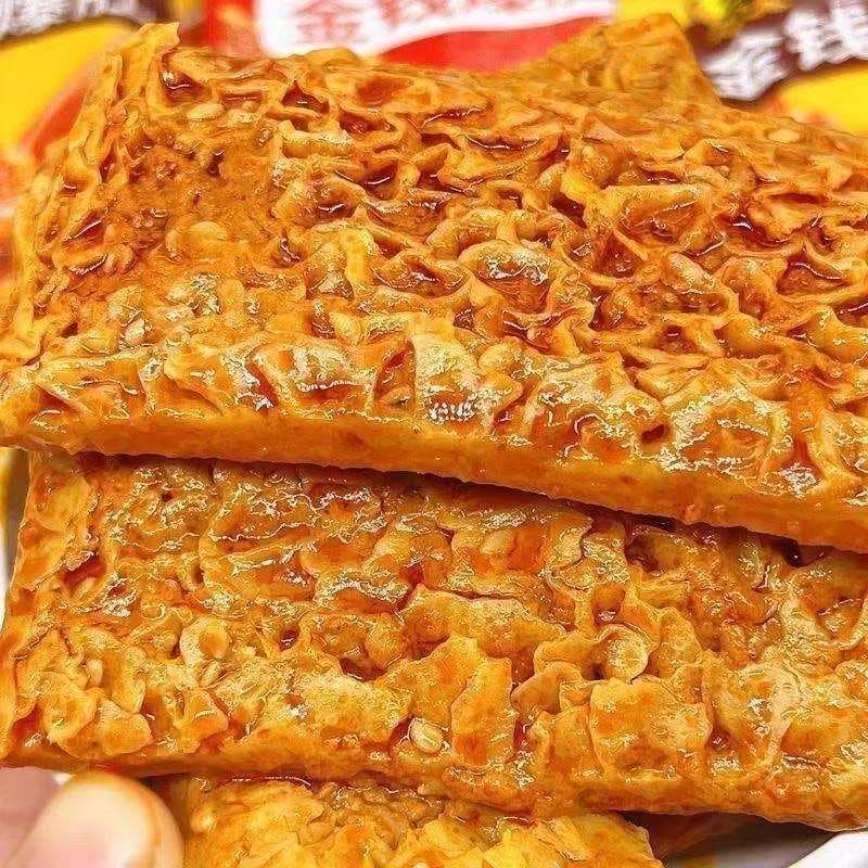 Sui Zhi Jie vegetarian xırtıldayan tofu qəlyanaltıları, küncüt sousu dadlı, ədviyyatlı konjak zolaqları 4