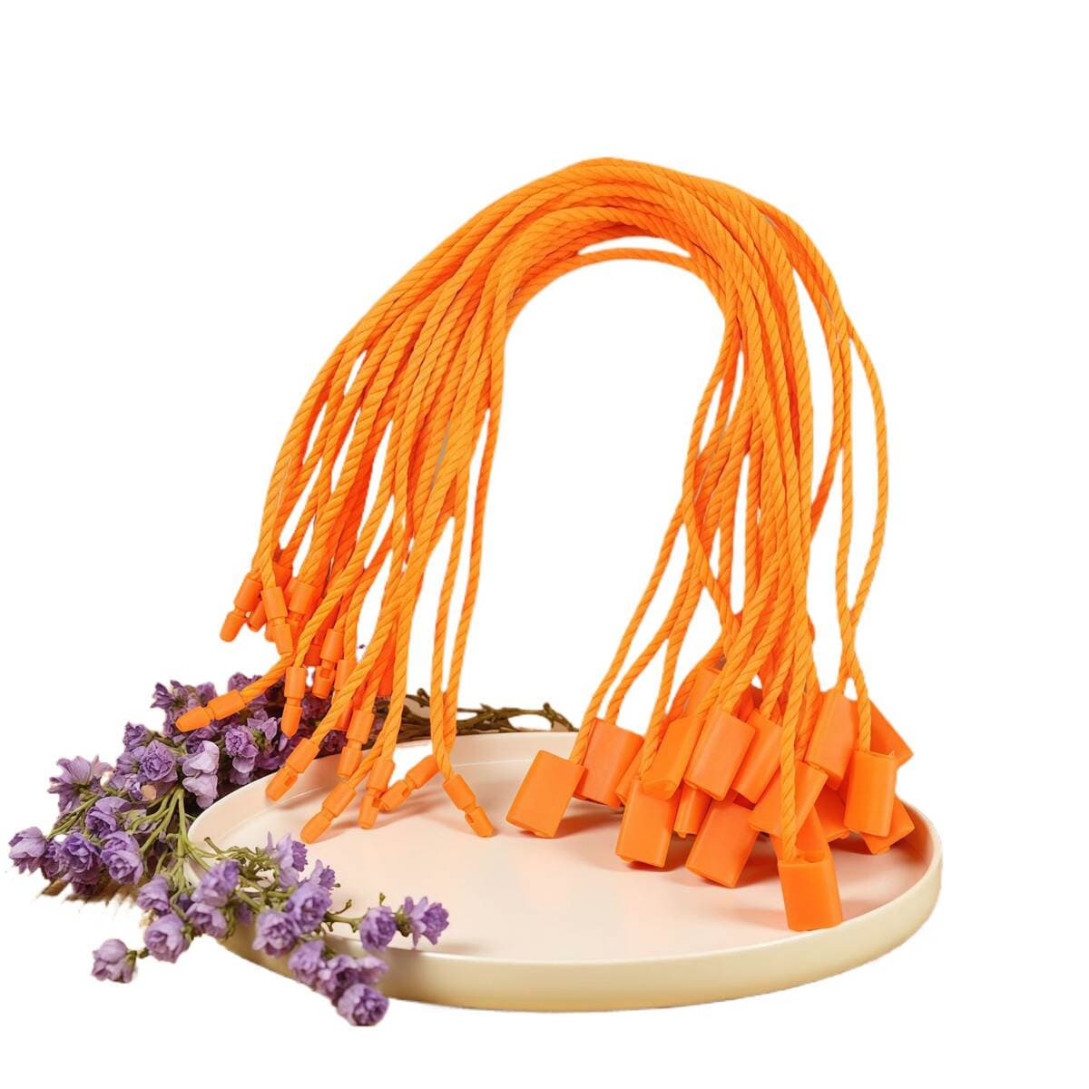 Yiwu Manufacturer's In-Stock Cotton Thread Hang Tags, Multi-Color Hang Tag Strings, Single-Insert Hang Tags, Clothing and Luggage Hanging Ropes in Stock 5