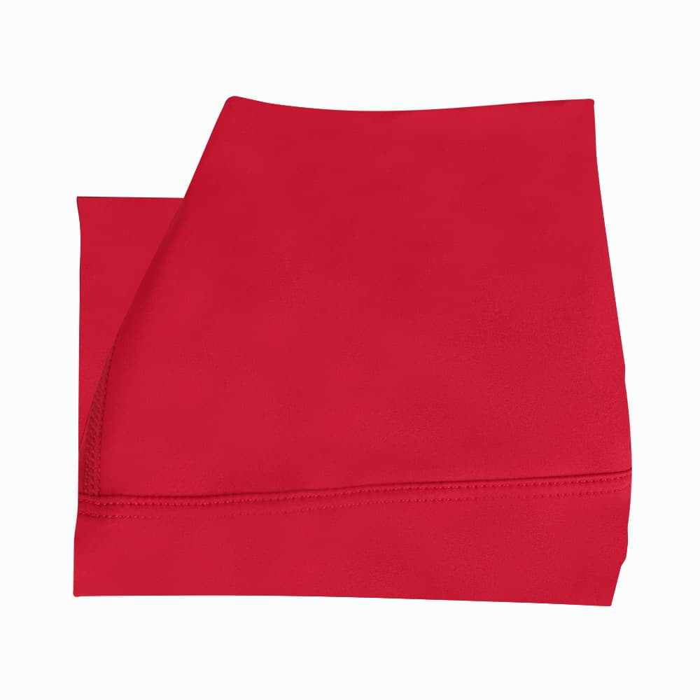 Chinese red no awkward line nine-point pants
