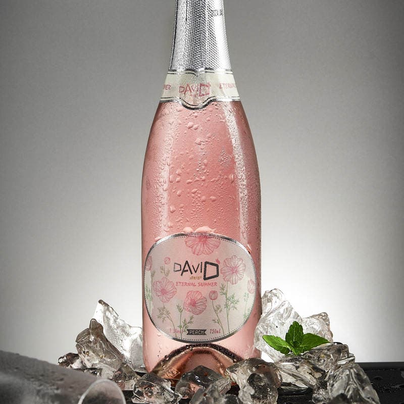 Jasmine grapefruit litchi peach sparkling wine sparkling wine taste sweet lady tipsy bar KTV low wine 4