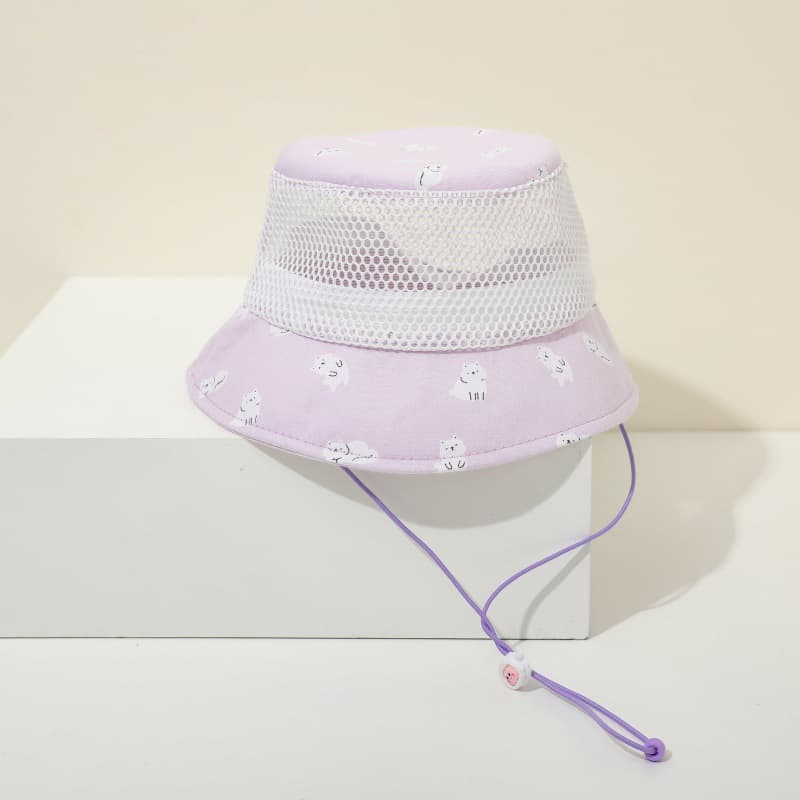 White dog purple