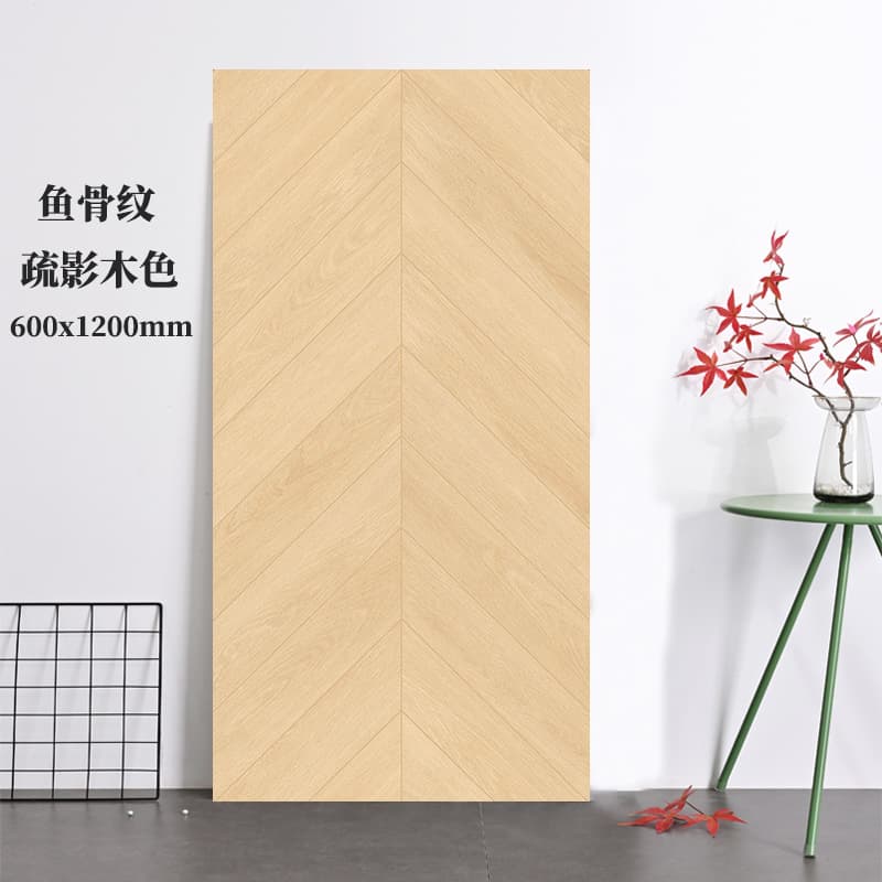Fishbone pattern sparse wood color 70